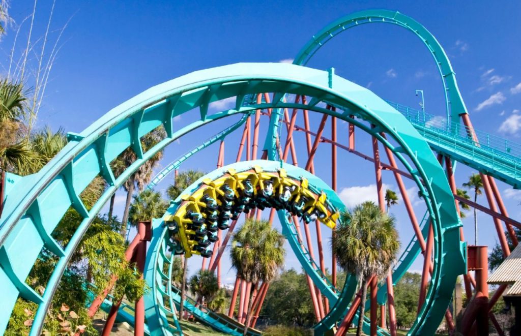 Kumba Roller Coaster Busch Gardens on my Florida travels.