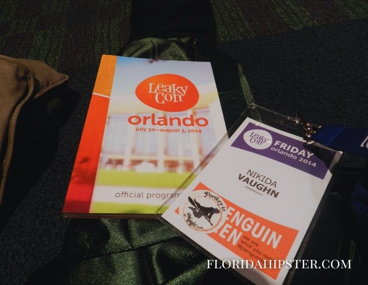 Leaky Con Convention in Orlando Florida 2014 Guidebook and Lanyard. Keep reading to get the Essentials You MUST HAVE for Your Convention Packing List and What to Bring to a Convention.