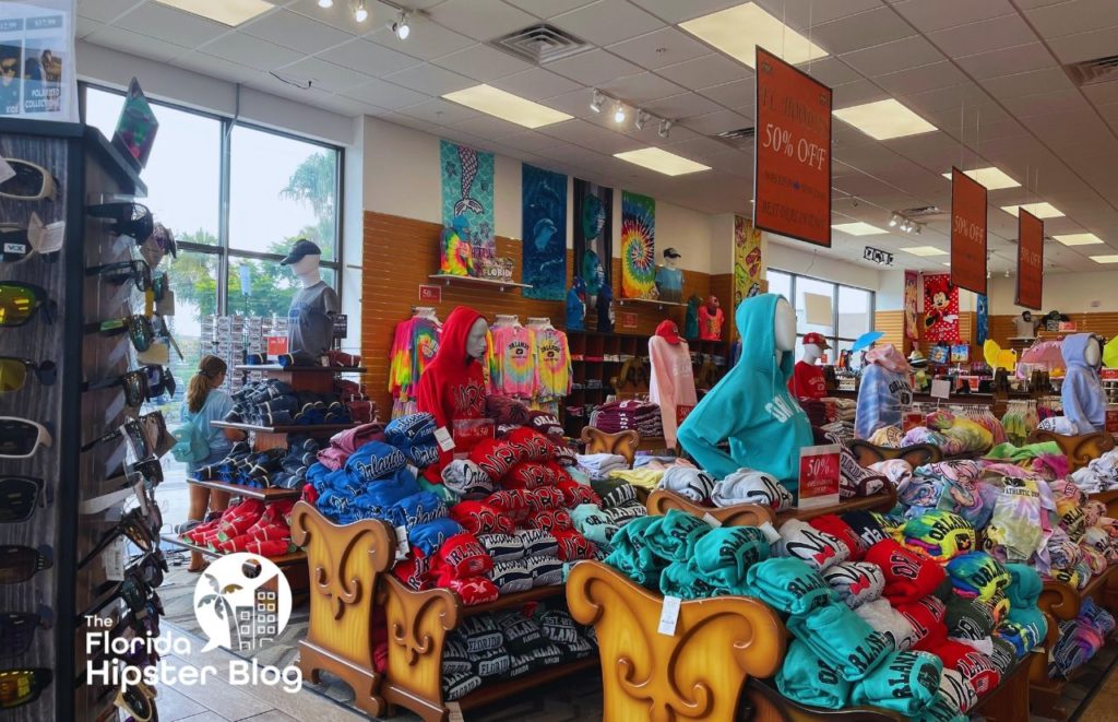 Florida Gift Shop with Shirts. Keep reading to get the best souvenirs from Florida.