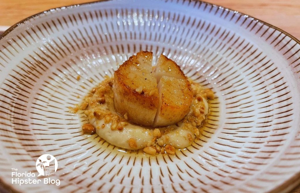 Kadence Sushi in Orlando Seared Scallop with Cauliflower Puree Pinenut Crumble with Brown Butter and Truffle Butter. Keep reading to discover all there is to know about Kadence at 1809 Winter Park Road.