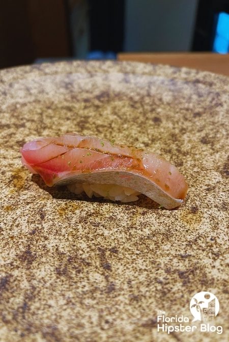 Sushi in Orlando at Kadence Sergeant Fish Nigiri. Keep reading to discover all there is to know about Kadence at 1809 Winter Park Road.