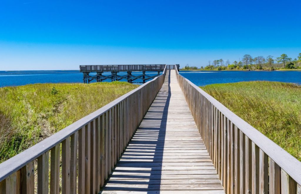 Cedar Key Florida Boardwalk. Keep reading to discover more of the best Florida day trips from The Villages, Florida. 