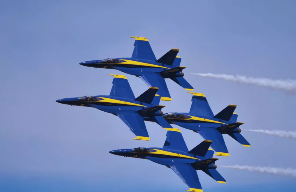 Blue Angels Airshow in Pensacola. Keep reading to find out what to do on a trip to the Florida Panhandle. 