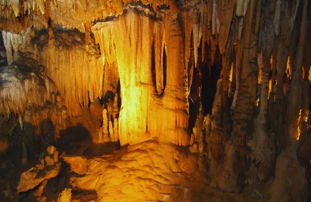 Cave in Florida Cavern State Park in Marianna, Florida. Keep reading to get the best things to do in the Florida Panhandle.