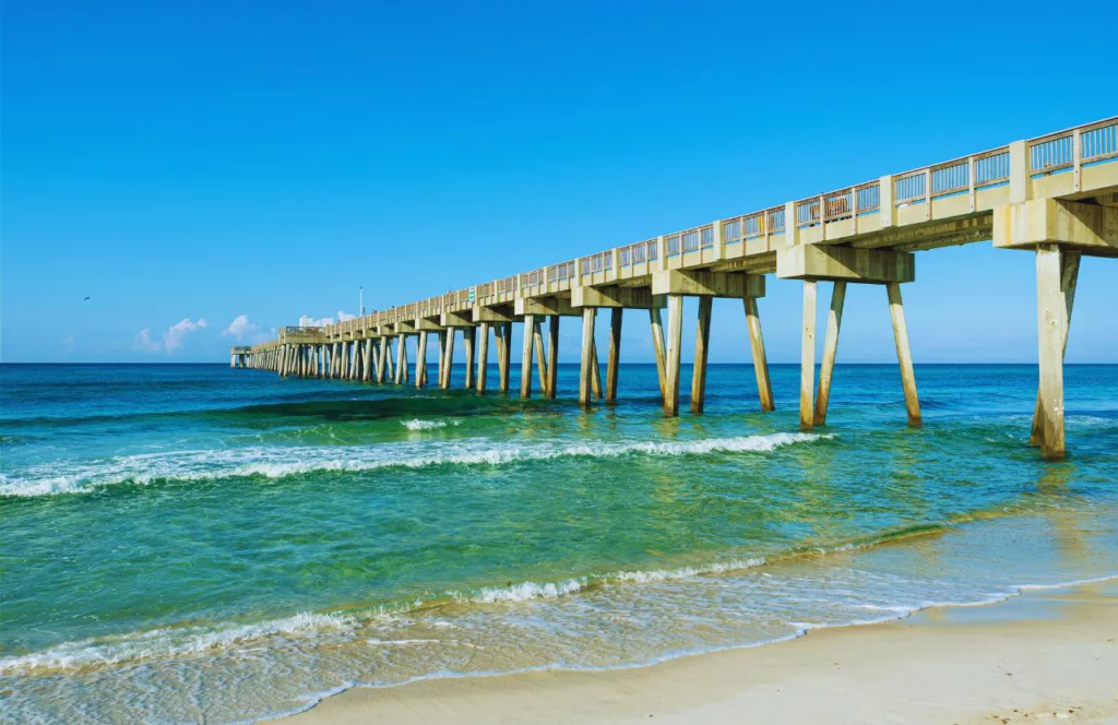 Panama City Beach, Florida Russell Fields Pier. Keep reading to get the best things to do in the Florida Panhandle.