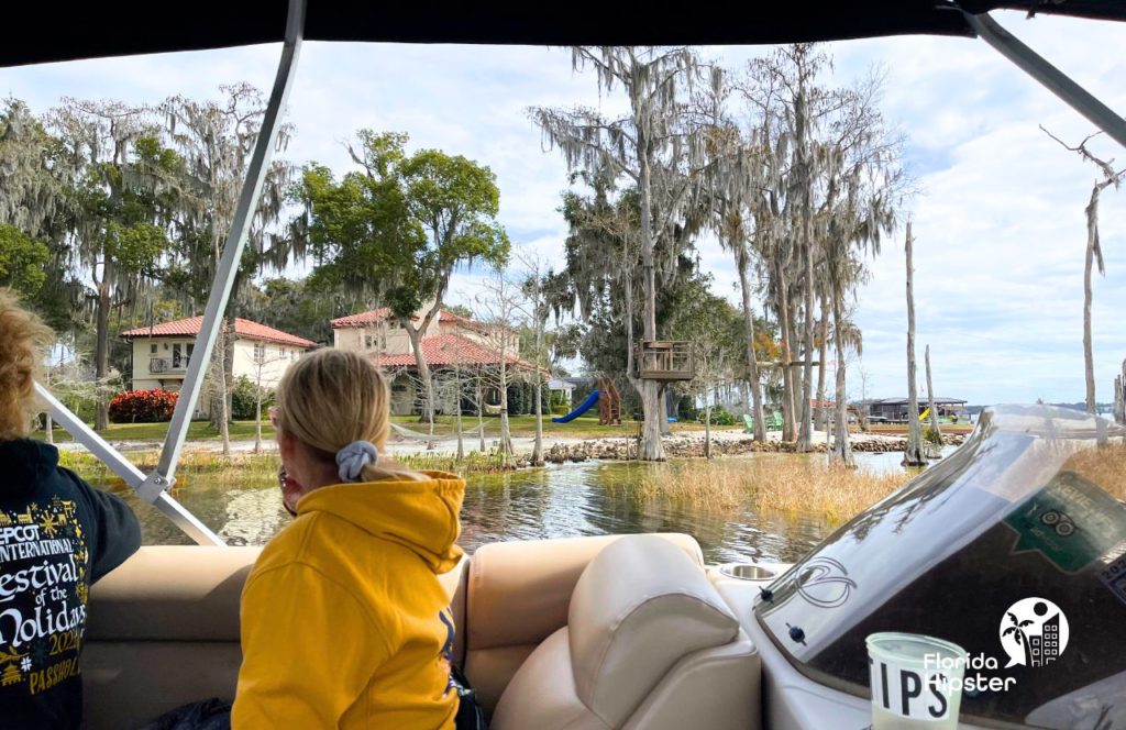 Lake Butler Boat Cruise Tour in Windermere Orlando, Florida Mansions 