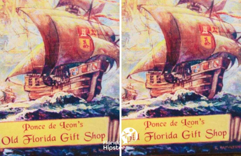 Ponce de Leon's Old Florida Gift Shop in St. Augustine, Florida. One of the best things to add to your Florida Summer Bucket List