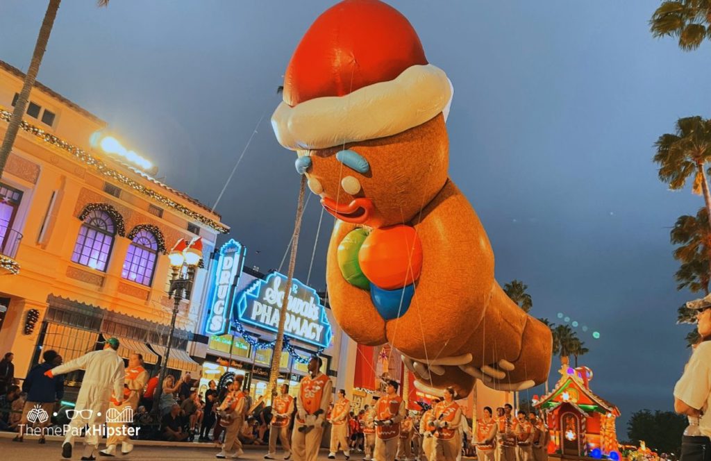 Christmas at Universal Orlando Holiday Parade featuring Macy's Gingerbread Man