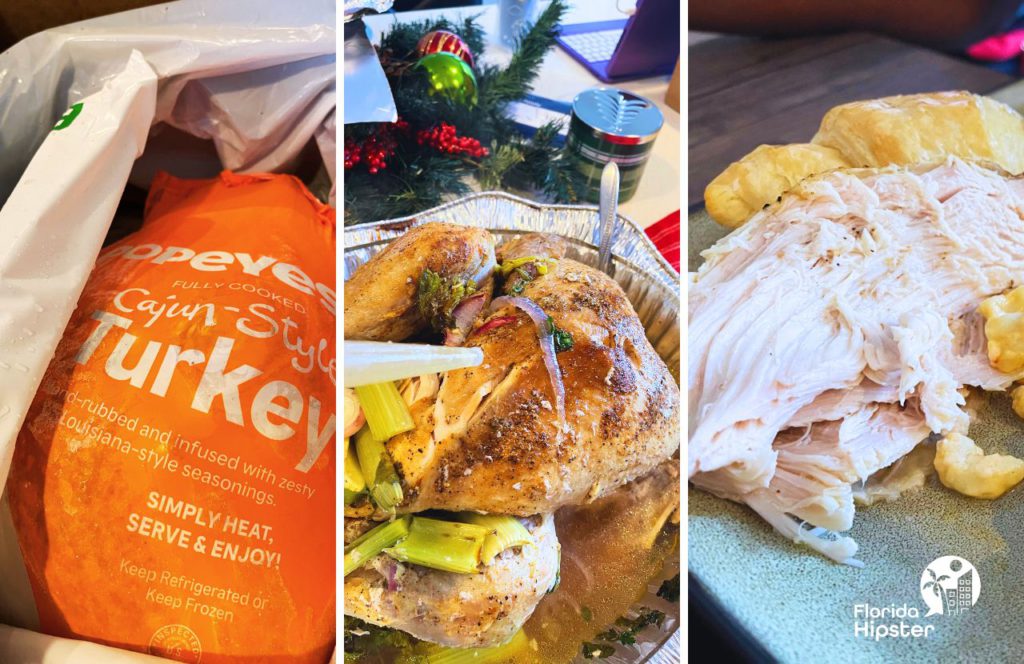 Florida Thanksgiving Day Meal with NikkyJ Popeyes Cajun Turkey. Keep reading to find out the best things to do in Orlando for Thanksgiving Day. 