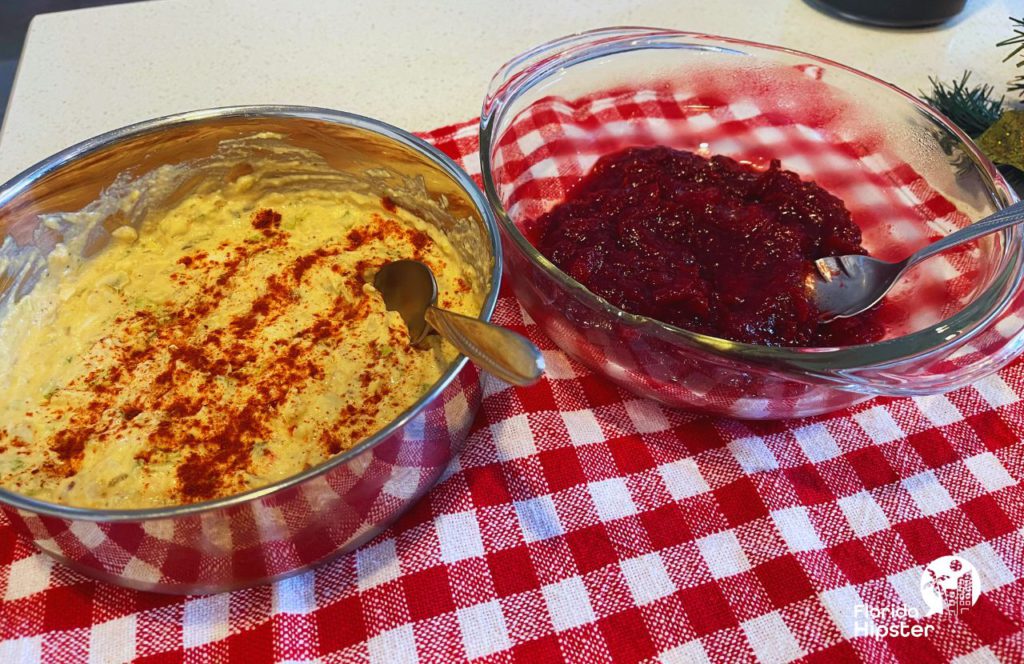 Florida Thanksgiving Day Meal with NikkyJ Potato Salad and Cranberry Sauce