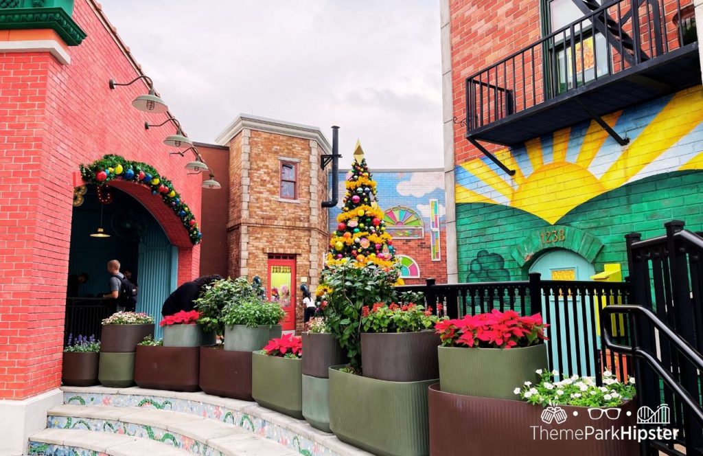 SeaWorld Orlando Resort Christmas Celebration Sesame Street Land Holiday Tree. Keep reading to learn more about SeaWorld Orlando Sesame Street Land.