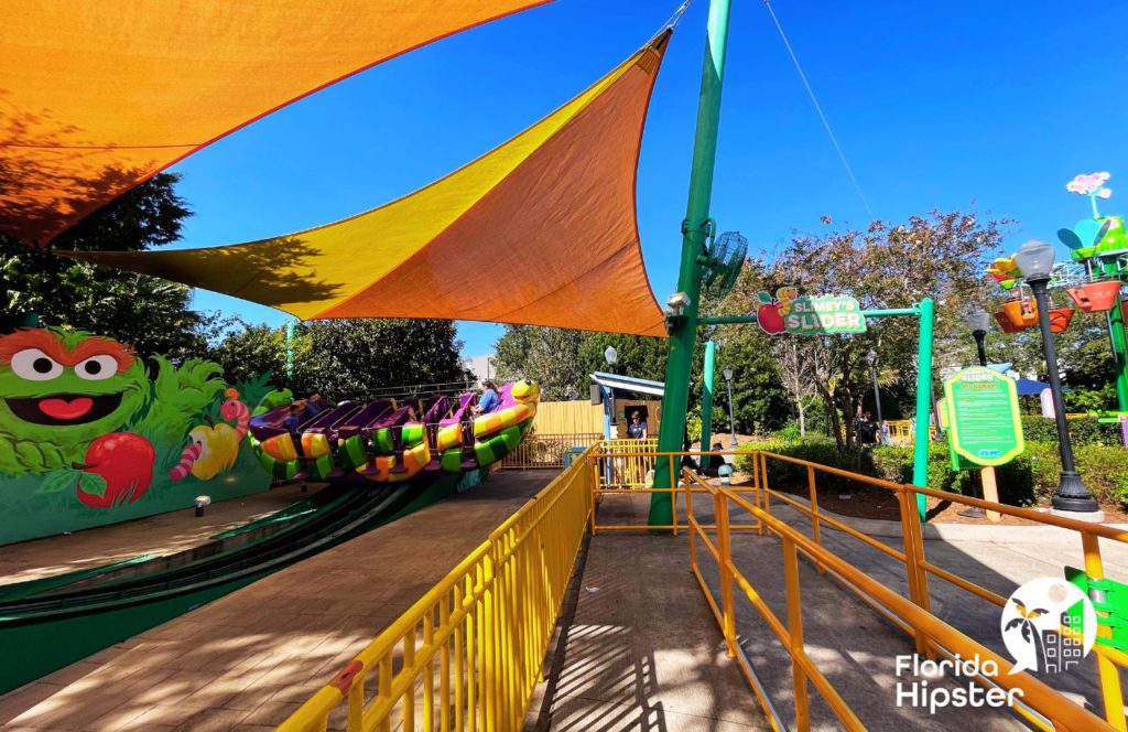 SeaWorld Orlando Sesame Street Land Slimey’s Slider